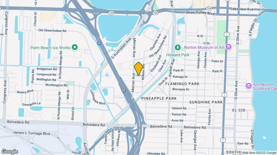 1212 Longwood St Map and Location Details