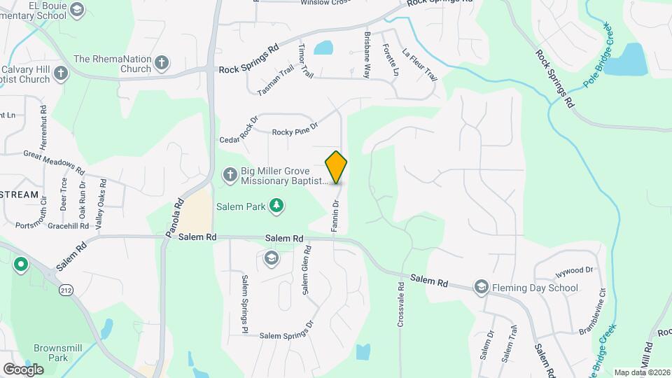 5425 Radford Ln Map and Location Details