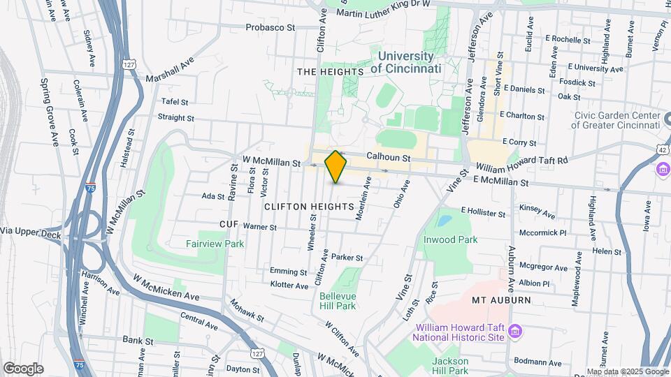 2422 W Clifton Ave Map and Location Details