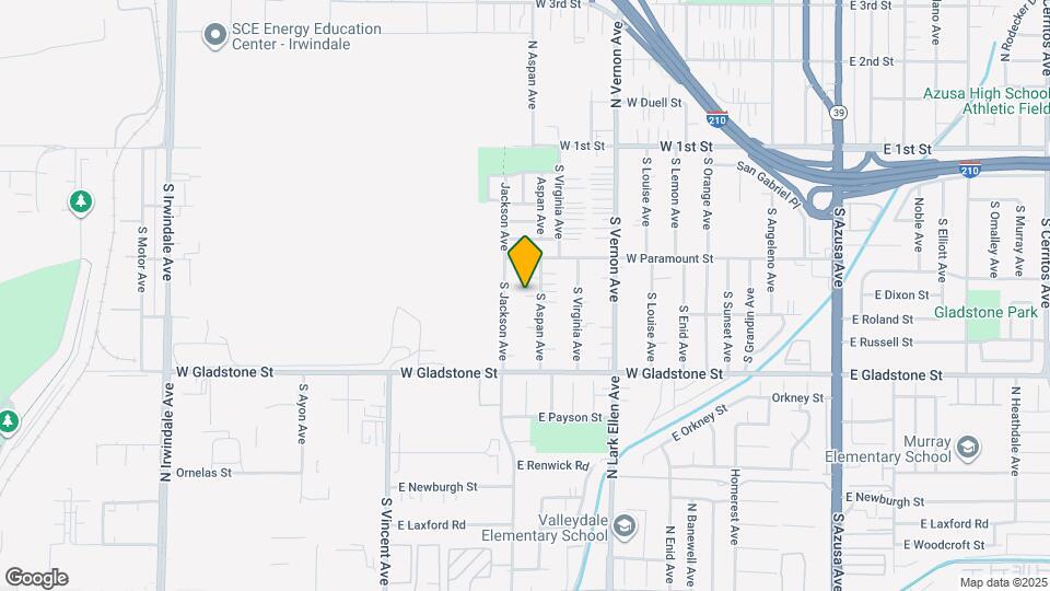 339 S Aspan Ave Map and Location Details