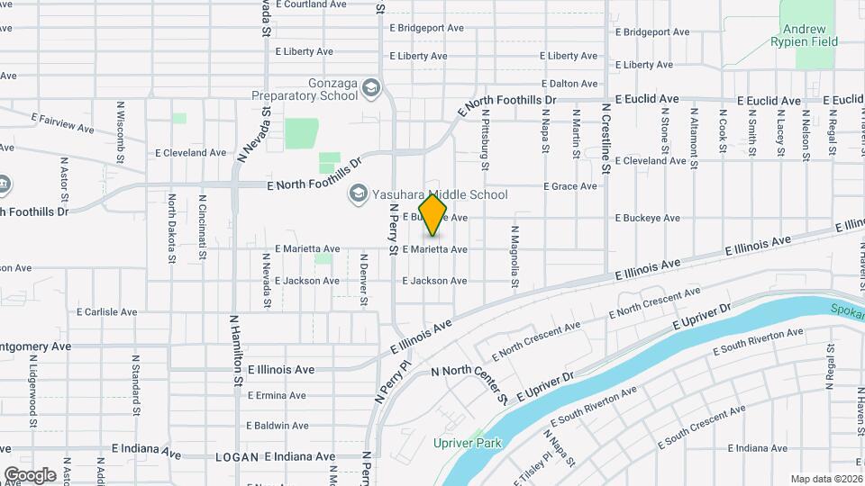 2602 N Hogan St Map and Location Details