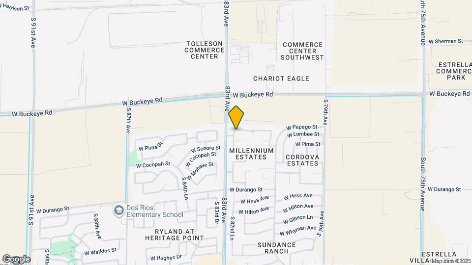 8233 W Papago St Map and Location Details