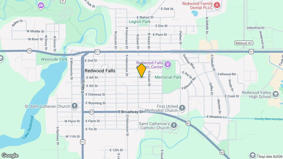 604 E 4th St Map and Location Details