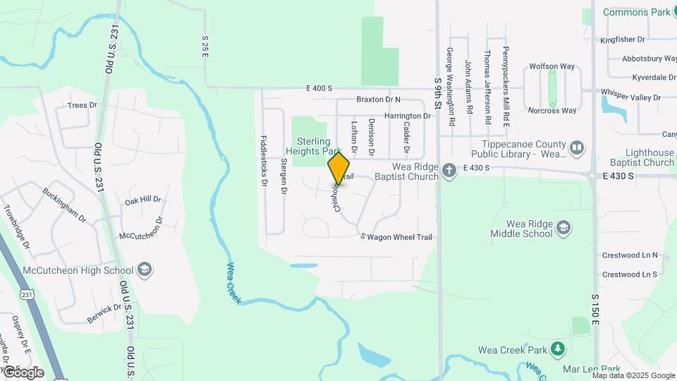 4413 Chisholm Trail Map and Location Details