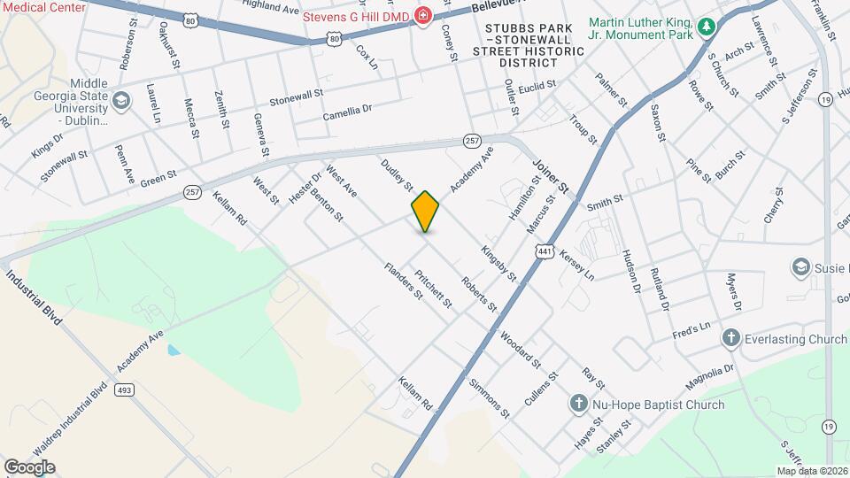 310 Roberts St Map and Location Details