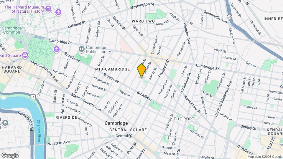 136 Inman St, Unit 3 Map and Location Details