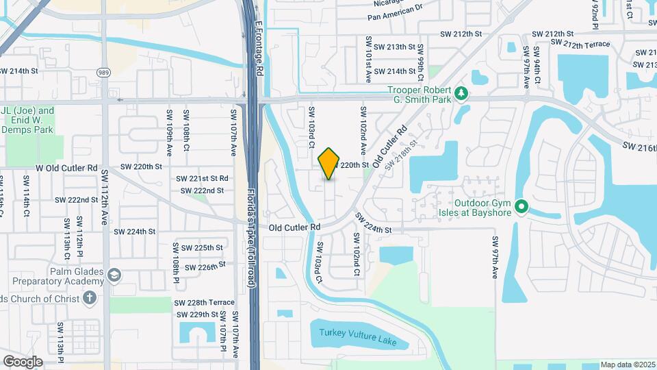 22125 SW 103rd Ct Mapa y Detalles de la Ubicación