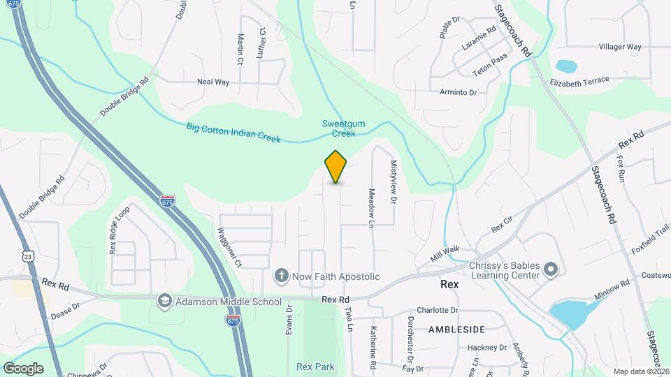 5801 Meadowview Rd Mapa y Detalles de la Ubicación