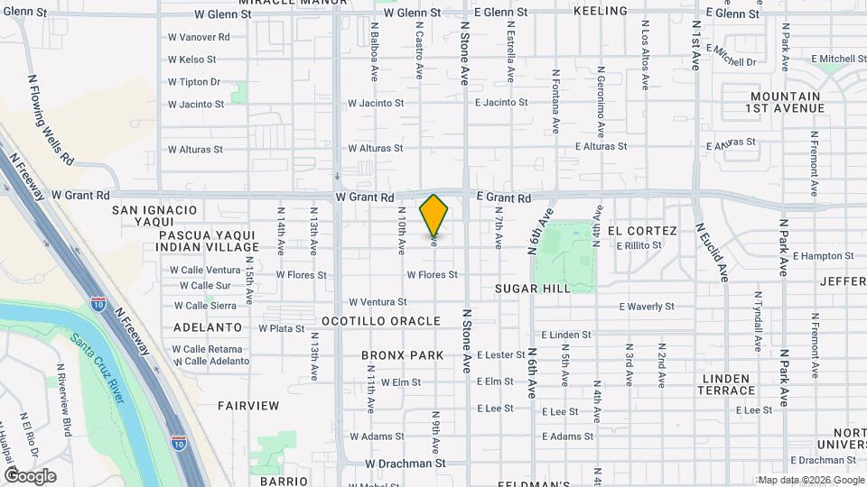 2205 N 9th Ave Map and Location Details