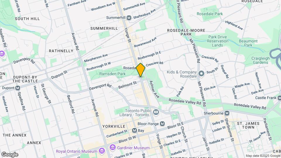 1002-1771 YONGE St Map and Location Details