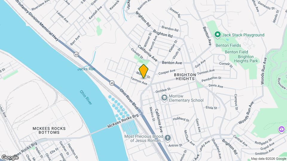 1714 Termon Ave Map and Location Details