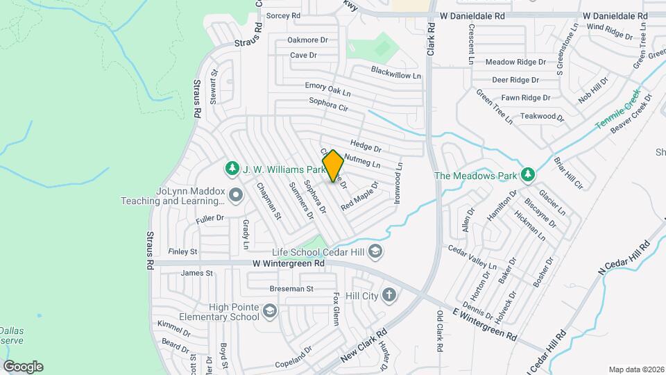 10214 Deer Hollow Dr Map and Location Details