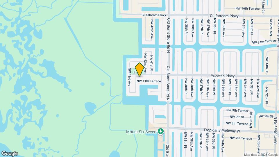 4213 NW 11th Terrace Map and Location Details