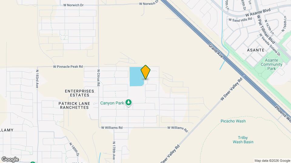 23204 N 175th Ln Map and Location Details