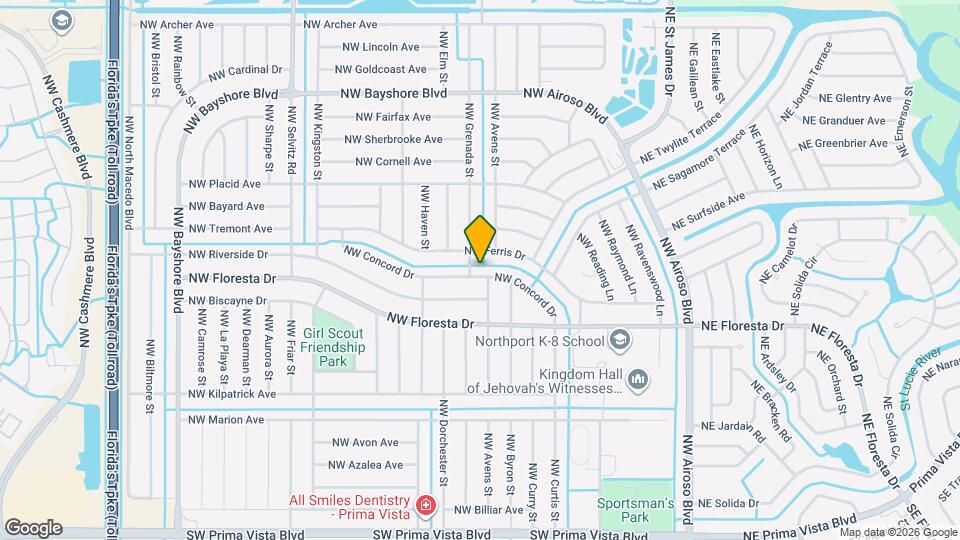 365 NW Concord Dr Map and Location Details