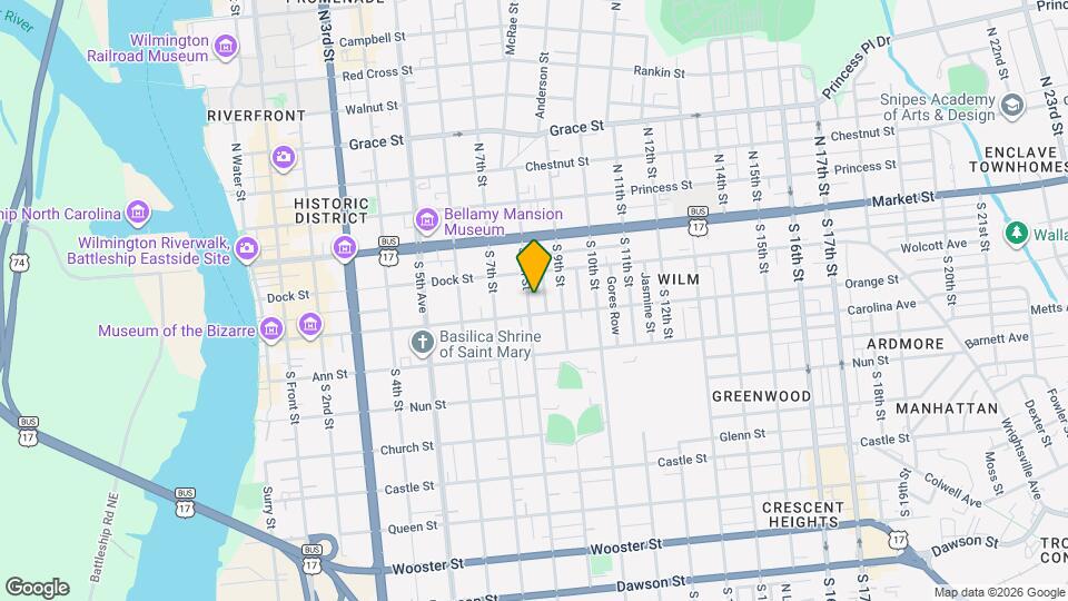 123 S 8th St Map and Location Details