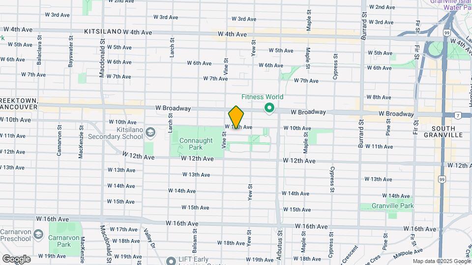 Arbutus Co-op Map and Location Details
