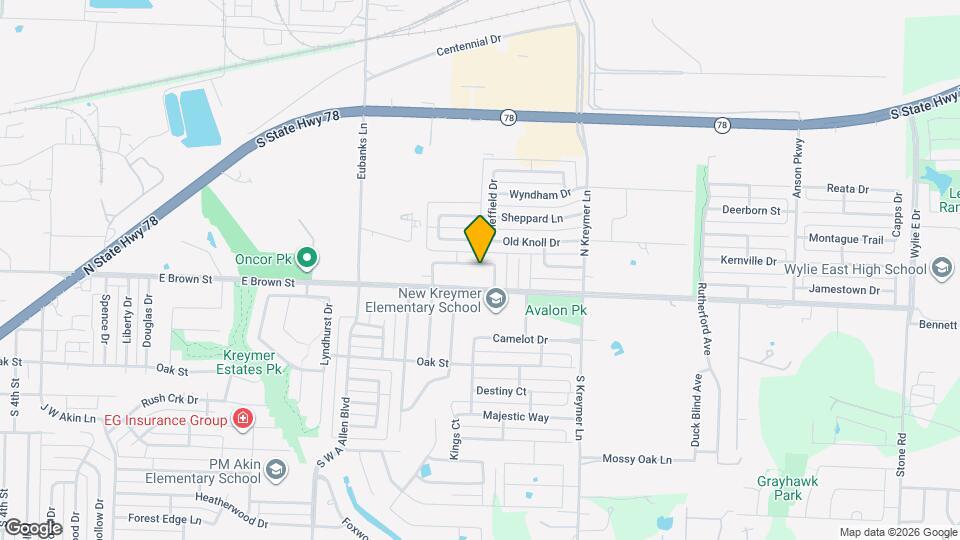 213 Wyndham Meadows Way Map and Location Details