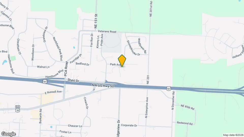 1096 Pebblecreek Dr Map and Location Details