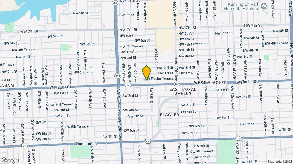 3903 W Flagler St Map and Location Details