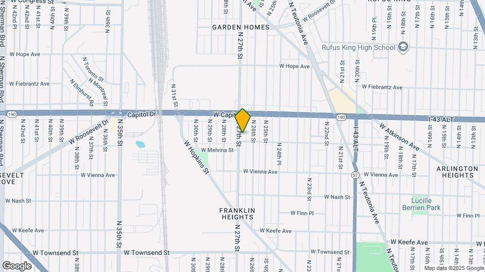 3940 N 27th St Map and Location Details