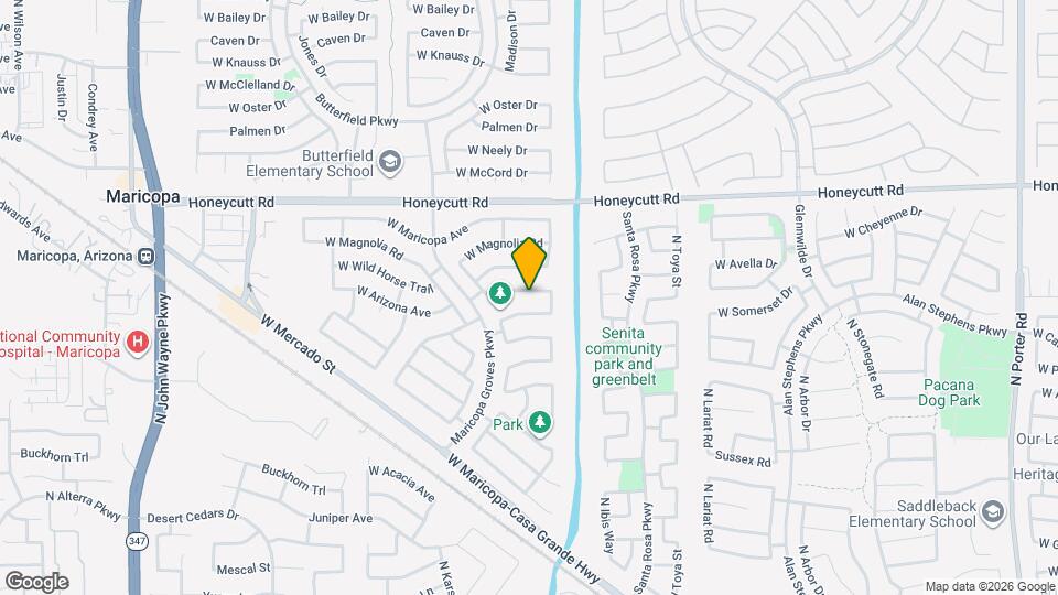 43269 W Arizona Ave Map and Location Details