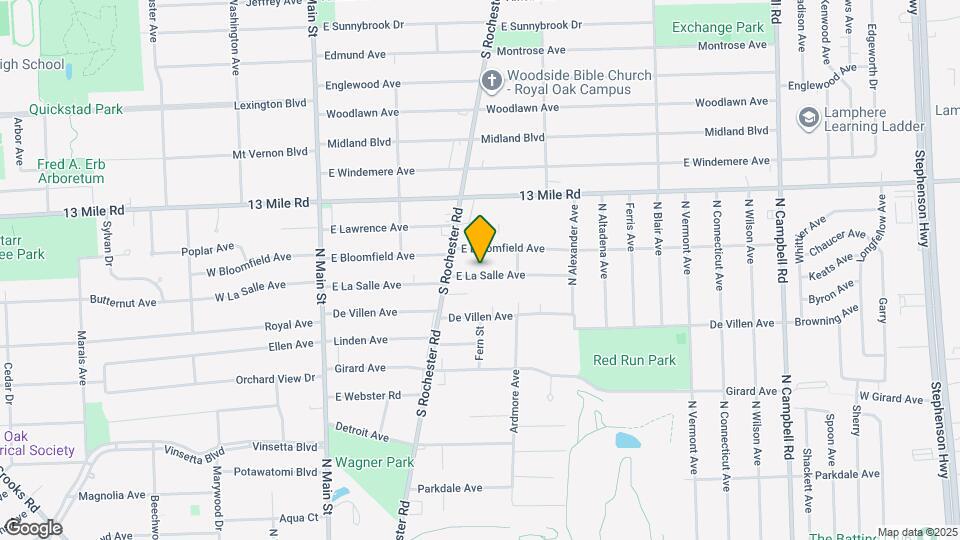 429 E La Salle Ave Map and Location Details