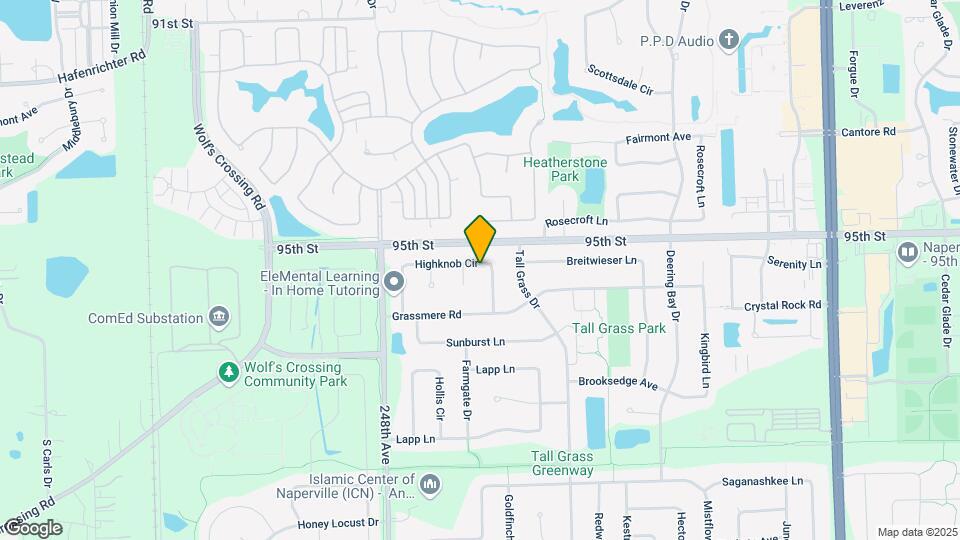 3744 Highknob Cir Map and Location Details