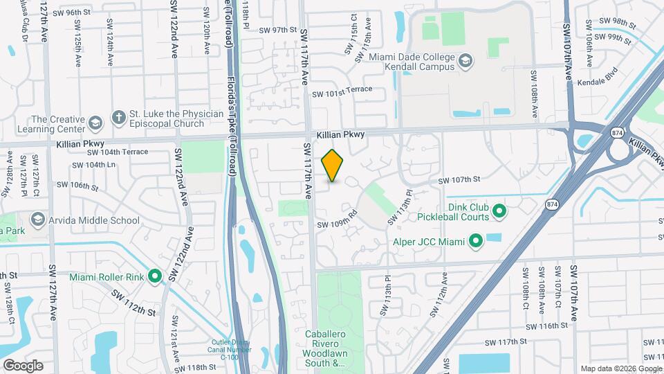 10711 SW 116th Ave Map and Location Details