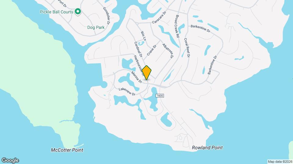 1310 Harbourside Dr Map and Location Details