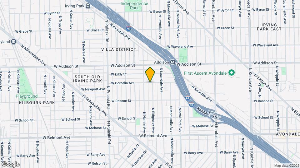 3739 W Cornelia Ave Map and Location Details
