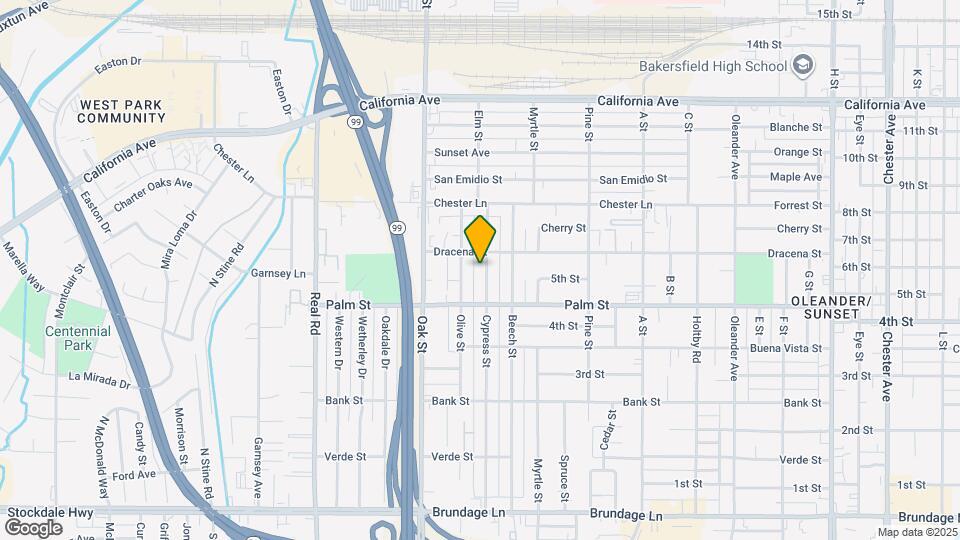 513 Cypress St Map and Location Details