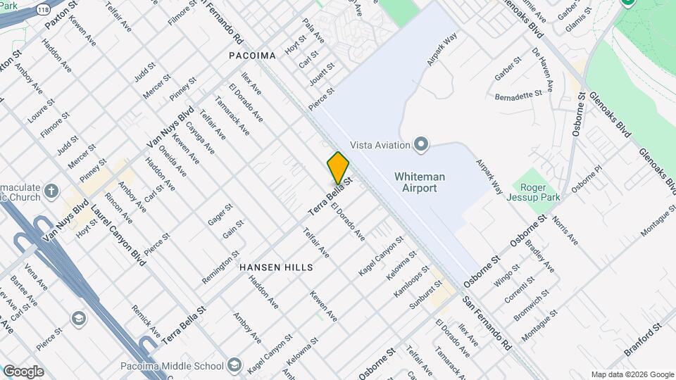 13040 Terra Bella St Map and Location Details