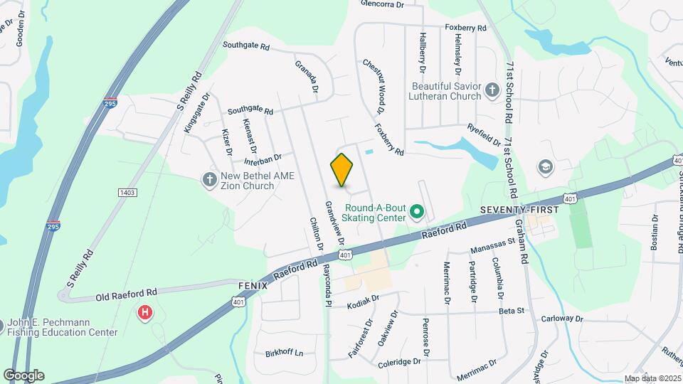 6615 Burgenfield Dr Map and Location Details