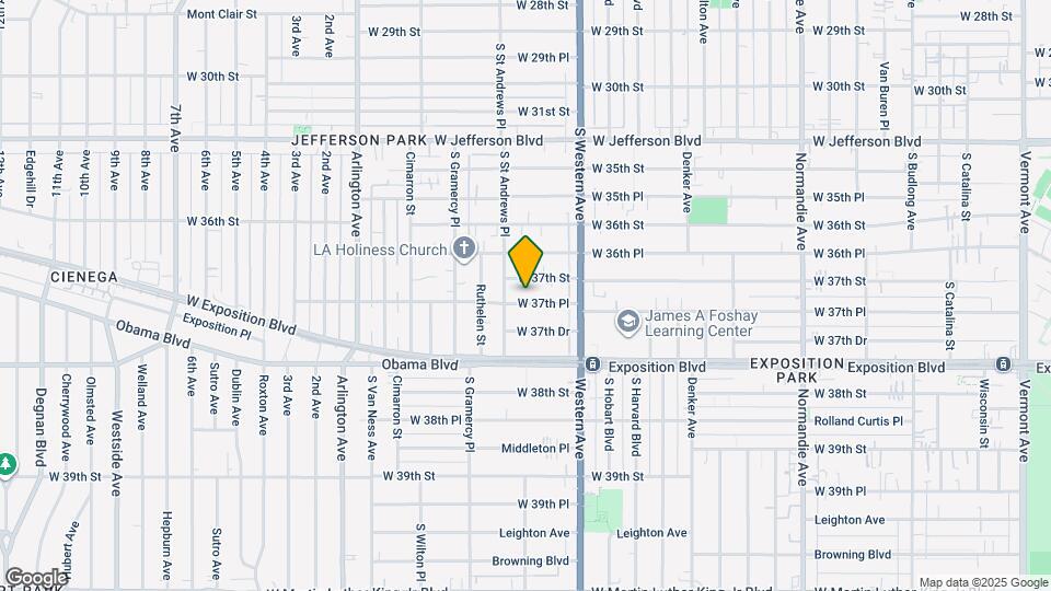 1769 W 37th Pl Mapa y Detalles de la Ubicación