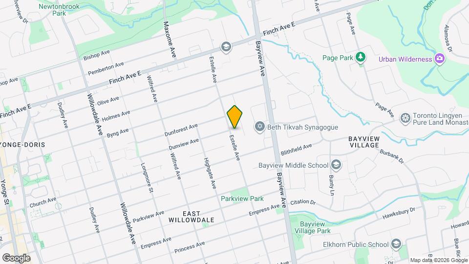 135 Estelle Ave Map and Location Details