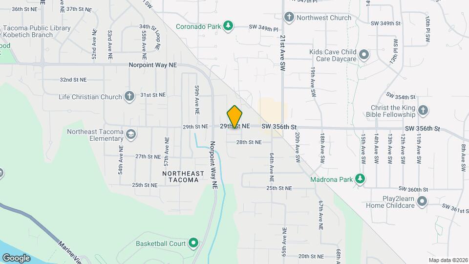 6110 29th St NE Map and Location Details