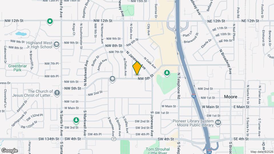 735 NW 5th St Map and Location Details