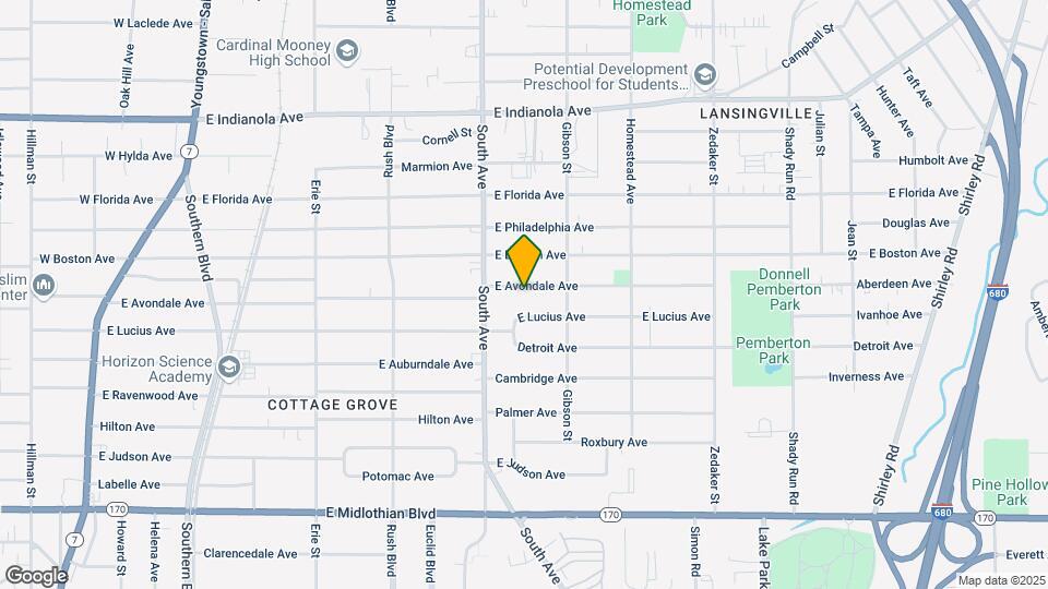 543 E Avondale Ave Map and Location Details