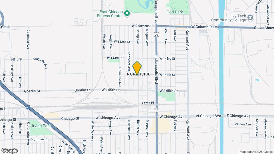 4406-4410 S Baring Ave Map and Location Details