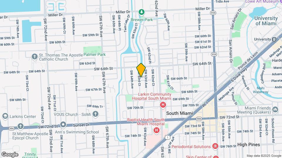 6531 SW 63rd Ct Map and Location Details