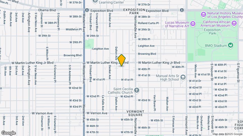 4021 Halldale Ave Mapa y Detalles de la Ubicación