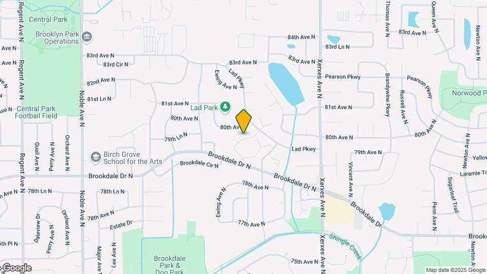 3660 Brookdale Dr N Map and Location Details