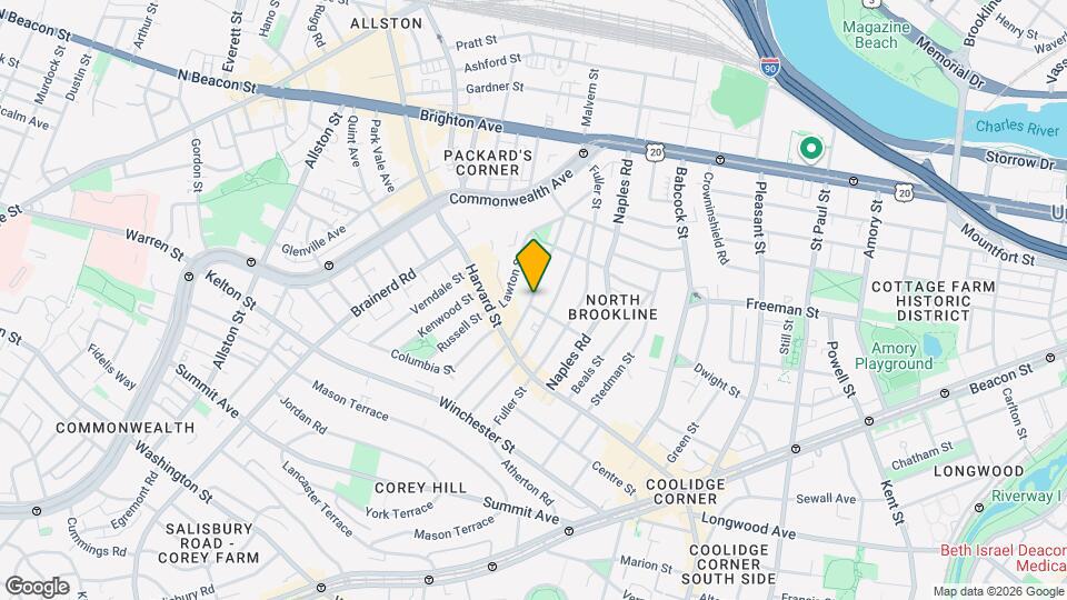 149 Thorndike St Map and Location Details