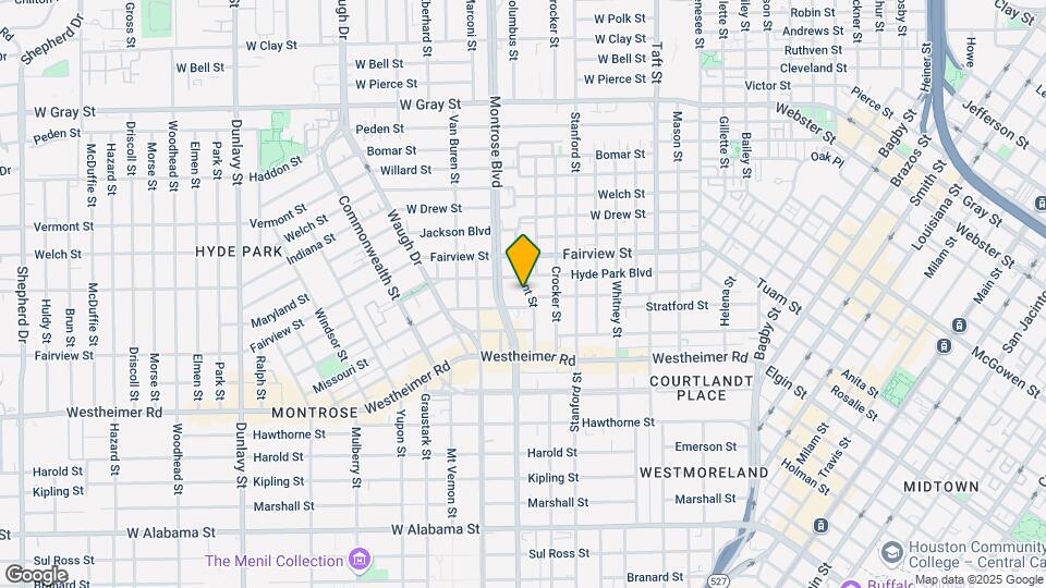 2518 Grant St-Unit -A Map and Location Details