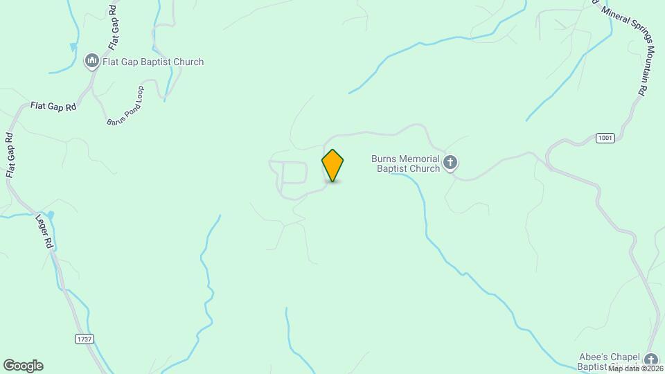 5156 Mineral Springs Mountain Ave Map and Location Details