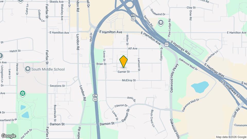 3222 Garner St Map and Location Details