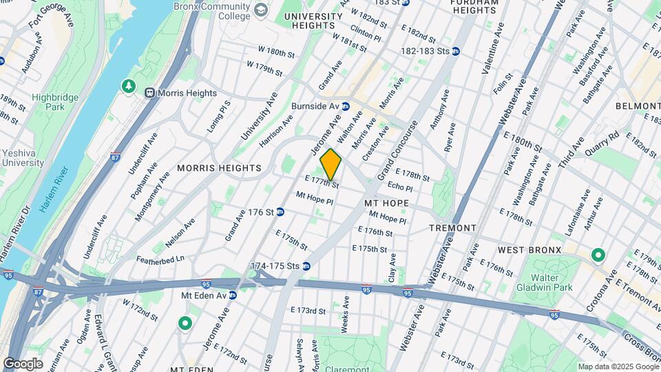 66 East 177th Street Map and Location Details