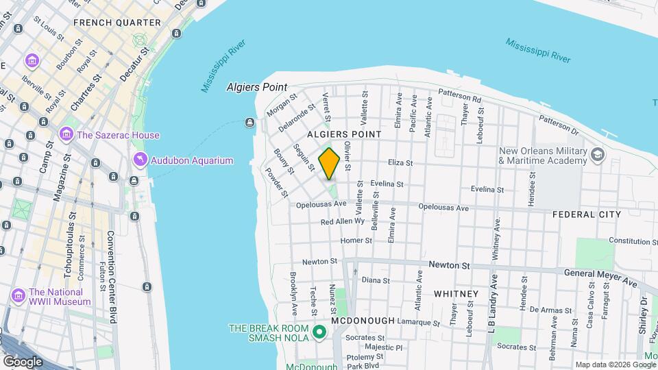 638 Seguin St Map and Location Details