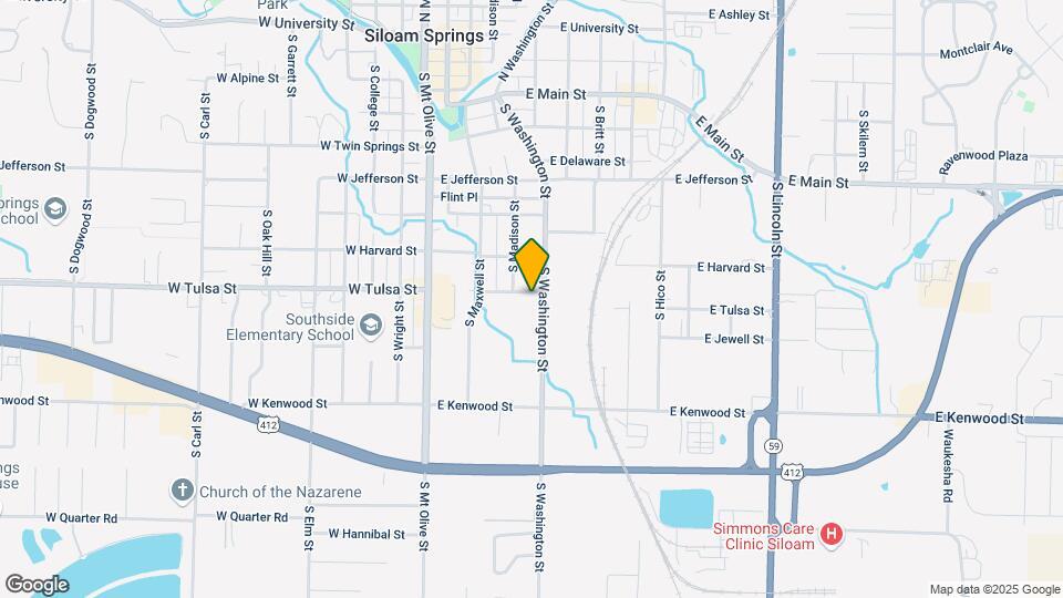 410 E Tulsa St Map and Location Details